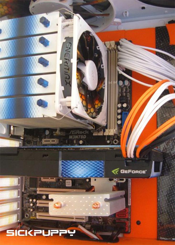 [26/05/2011] Contest-Casemod: NXZT Phantom in weiß-oranger Bienenwaben-Optik (58)