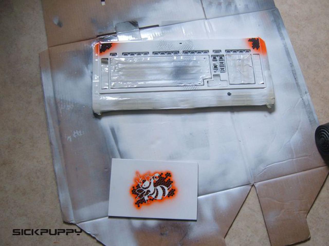 [26/05/2011] Contest-Casemod: NXZT Phantom in weiß-oranger Bienenwaben-Optik (73)