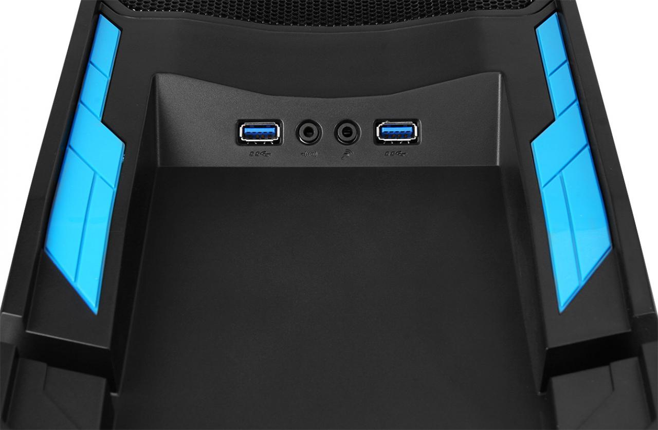 [03/05/2011] Silverstone Precision PS06 - Midi-Tower im blau-schwarzen Androiden-Design (4)