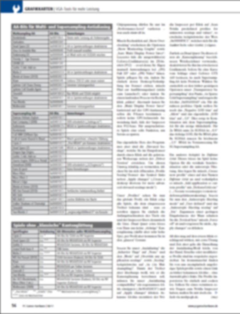 [09/05/2011] VGA-Tools: Vorschau auf die PCGH 06/2011 (Seite 3)