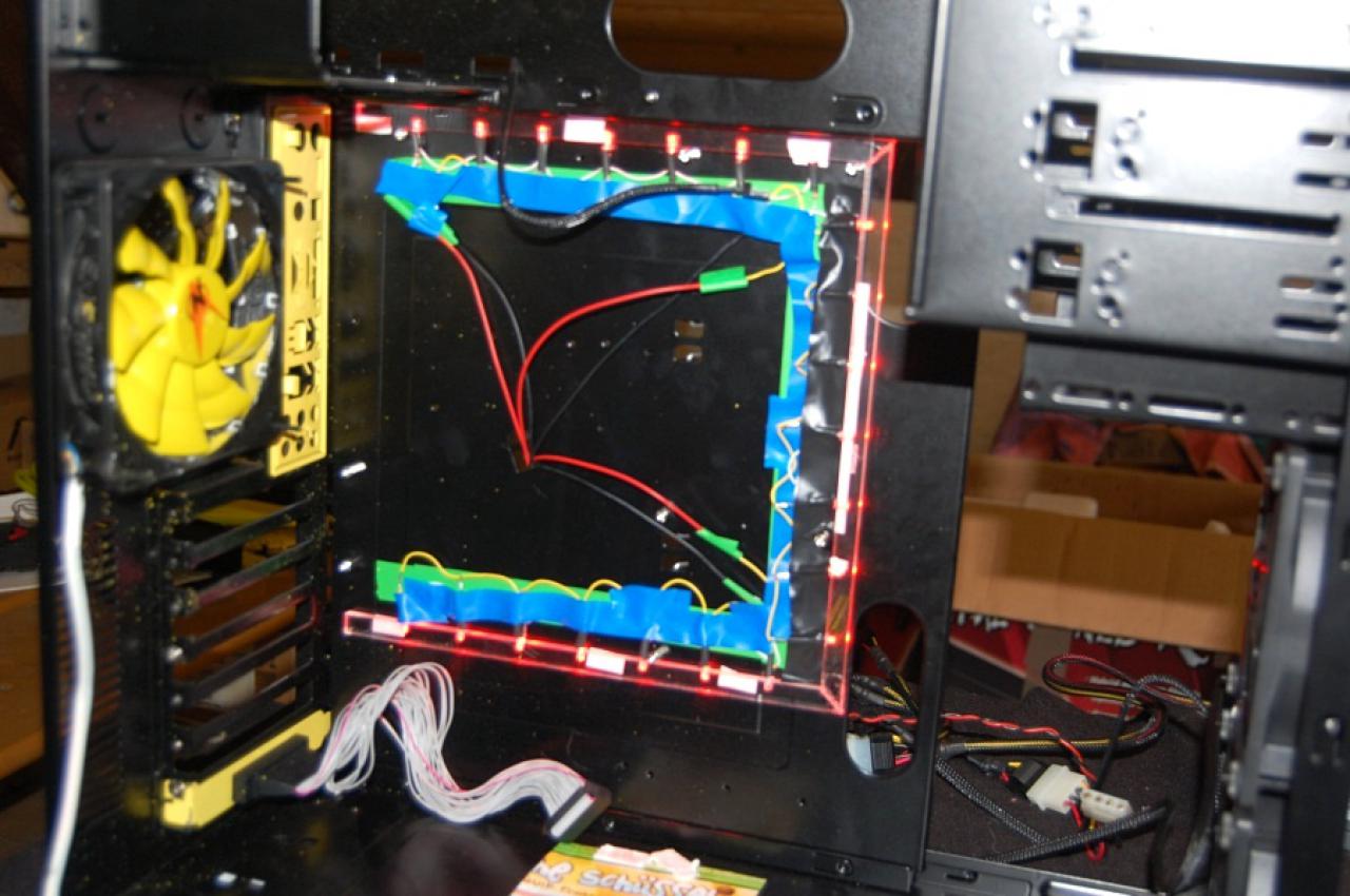 [20/05/2011] Update: Die knallgelbe Chaos-Casemod ist fertig (11)