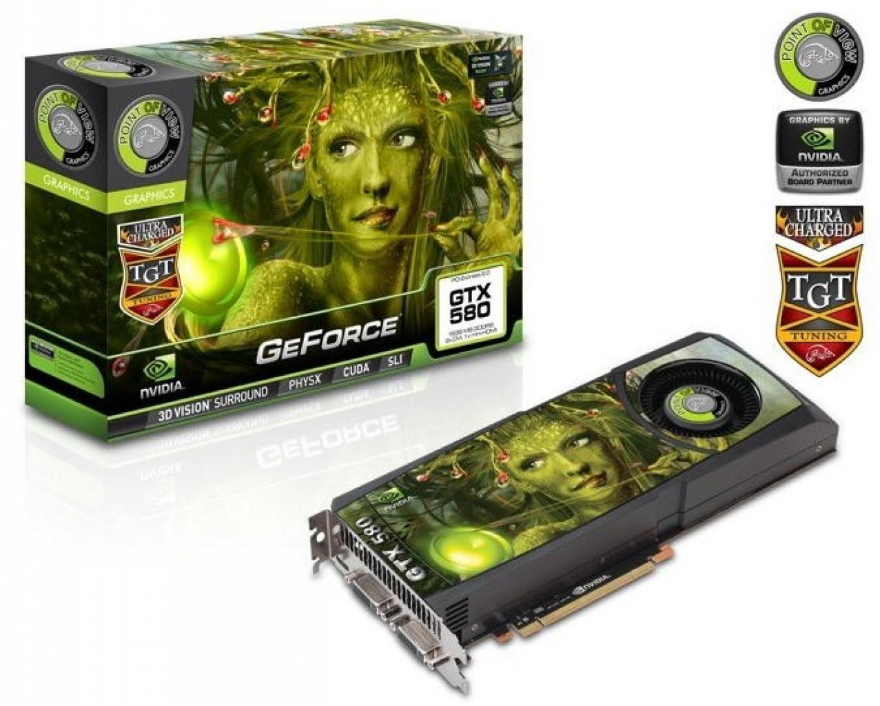 [26/05/2011] Point of View stellt Geforce GTX 580 mit 3 GiByte vor 