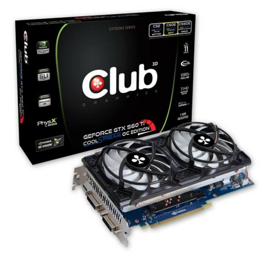 [29/06/2011] Club 3D stellt Geforce GTX 560 Ti Cool Stream OC Edition mit Accelero Twin Turbo vor (1)