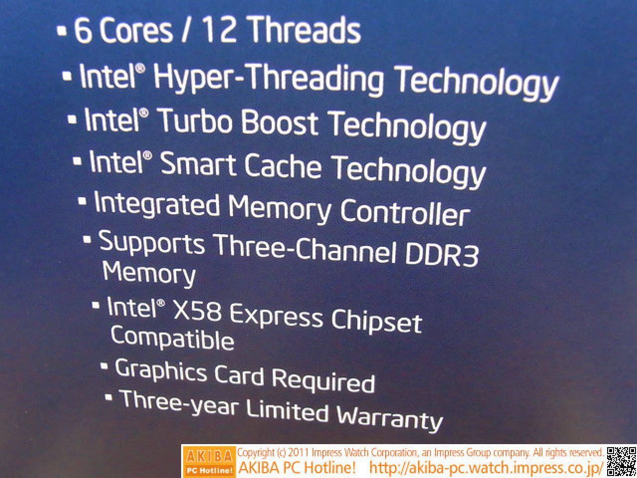 [27/06/2011] Intel stellt Core i7-980 vor (2)