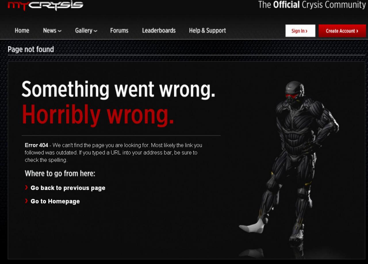 [22/06/2011] My Crysis: Die DX11-Patch-Seite war zwischenzeitlich nicht mehr erreichbar