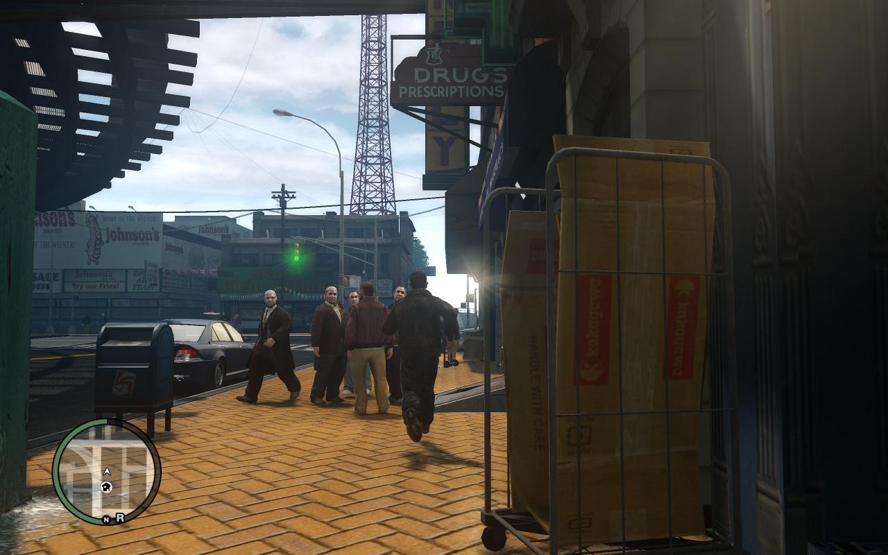 [27/06/2011] GTA 4 mit Extrem-Tuning & Downsampling (hier zu sehen: alternative Bodentexturen aus Mod 2)