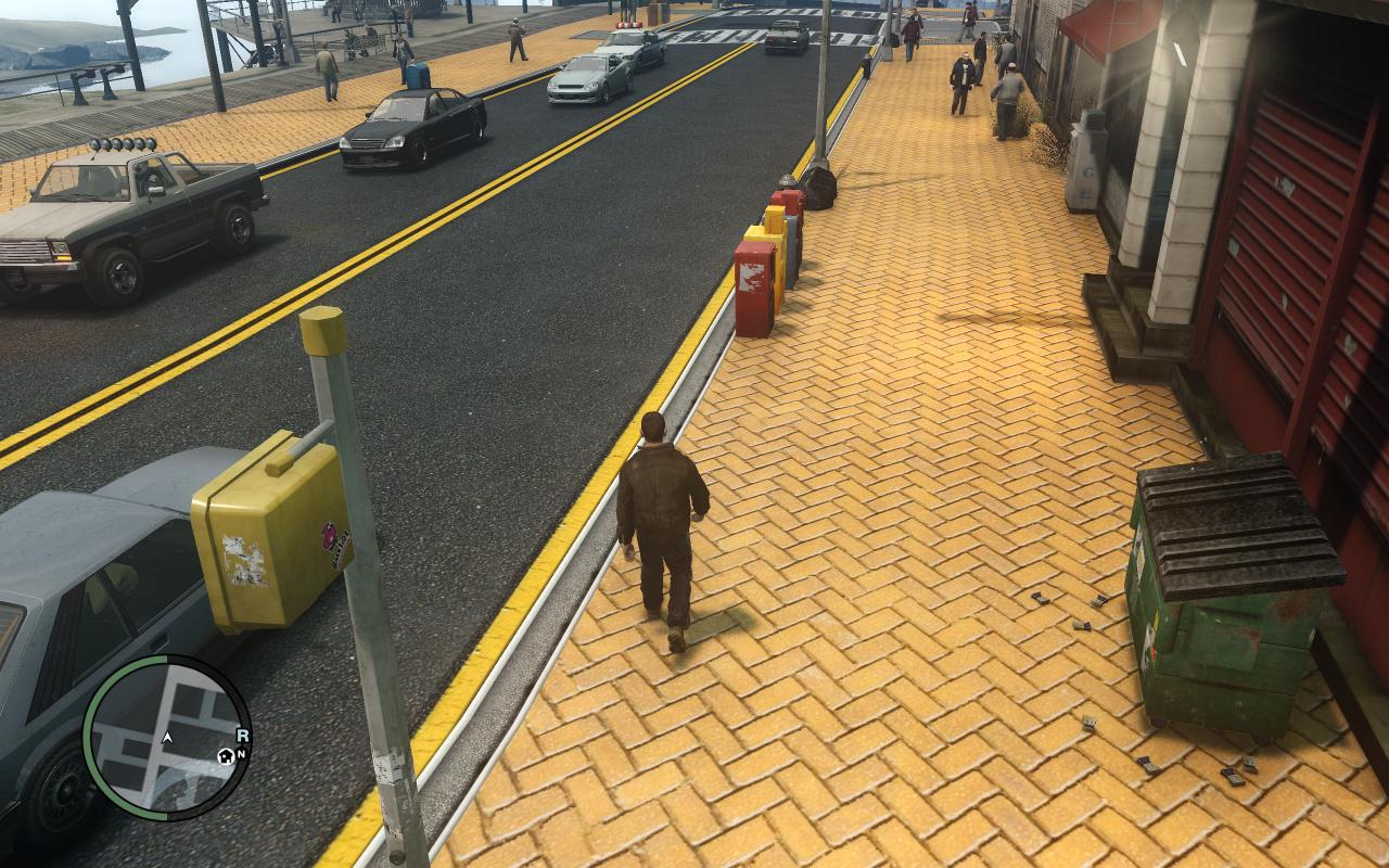 [27/06/2011] GTA 4 mit Extrem-Tuning & Downsampling (hier zu sehen: alternative Bodentexturen aus Mod 2)