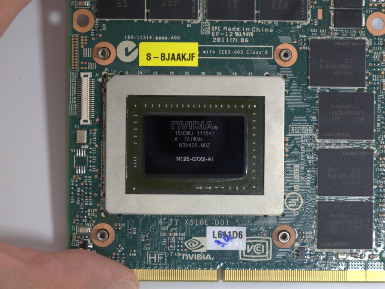 [27/06/2011] Nvidia GTX 580m (3)