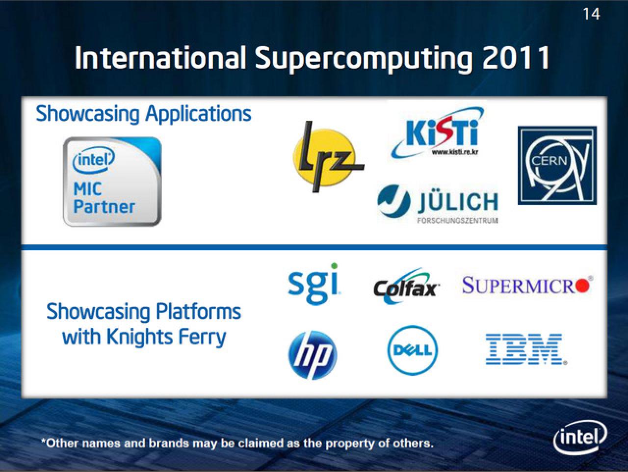 [20/06/2011] ISC 2011 in Hamburg: Intel gibt weitere Details zur Many-Integrated-Core-Architektur und Knights Ferry bekannt. (12)