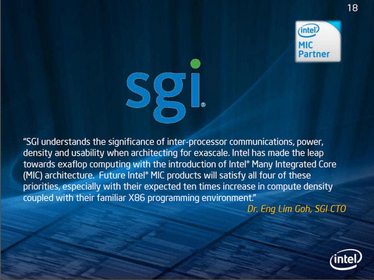 [20/06/2011] ISC 2011 in Hamburg: Intel gibt weitere Details zur Many-Integrated-Core-Architektur und Knights Ferry bekannt. (16)