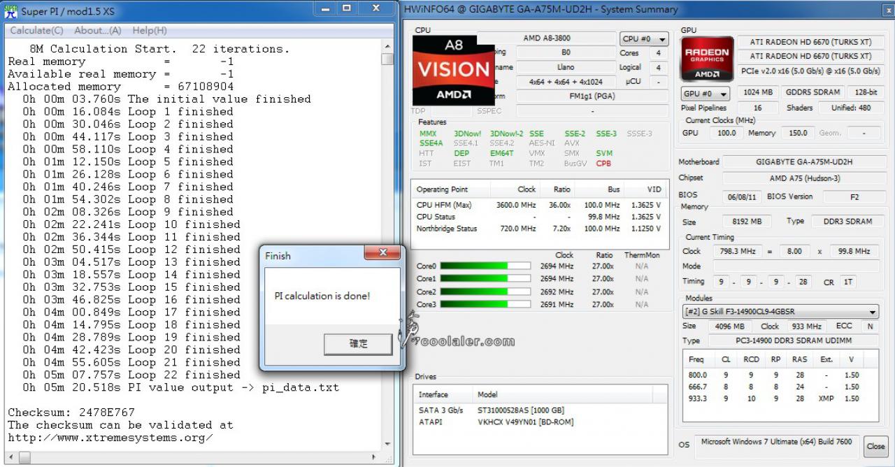 [10/06/2011] AMD Llano: Erster User-Test des A8-3800 mit Gigabytes GA-A75M-UD2H (8)