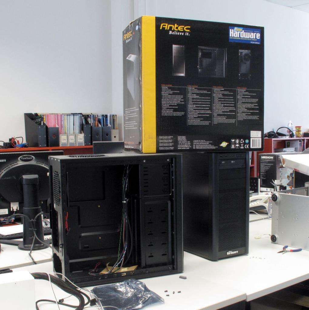 [17/06/2011] Das Antec Three Hundred PCGH-Edition ist in der Redaktion eingetroffen und endlich auch bei Alternate verfügbar.