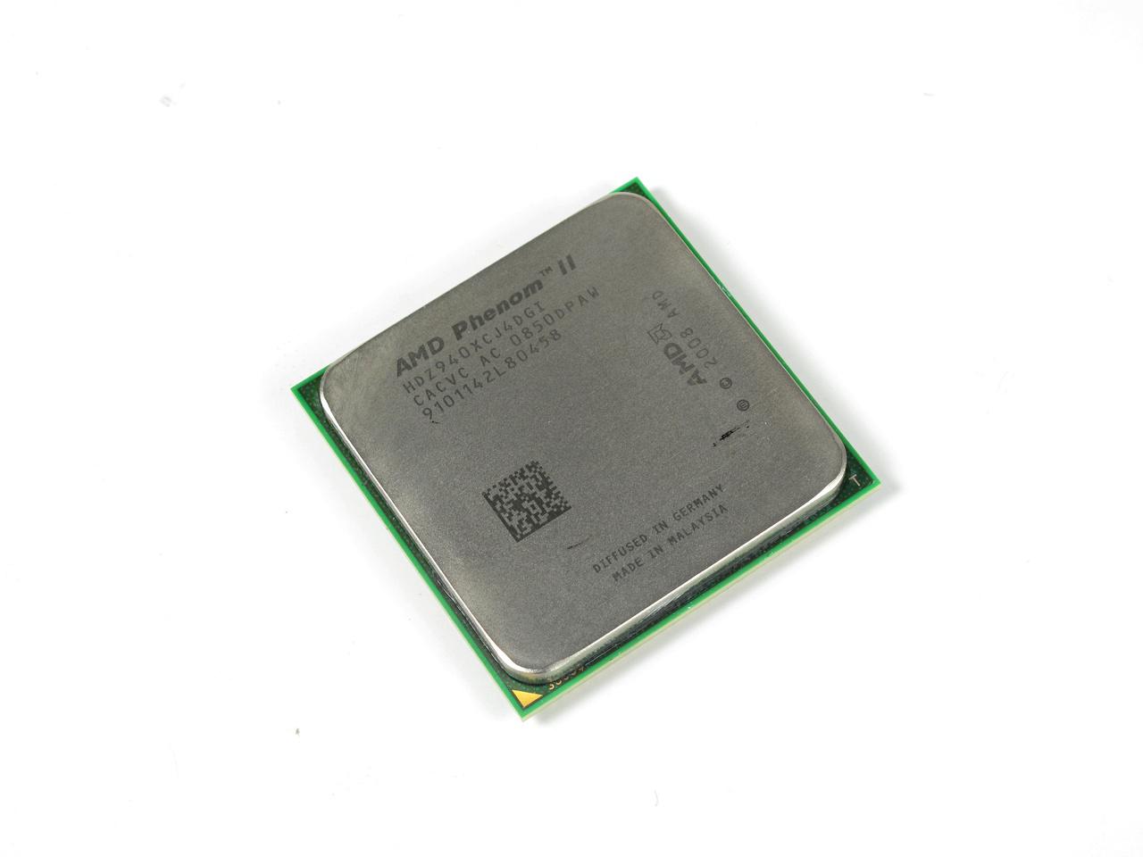 [28/06/2011] Platz	21	:	Phenom II X4 940 BE	6	Stimmen;	0.73%	///Phenom II X4 940 BE: Das DDR2-Flaggschiff für den Sockel AM2+ taktet mit runden 3,0 GHz, die Nachfolge-Modelle passen auch auf den Sockel AM - bieten jedoch einen zu DDR2-RAM abwärtskompatiblen Speichercontroller