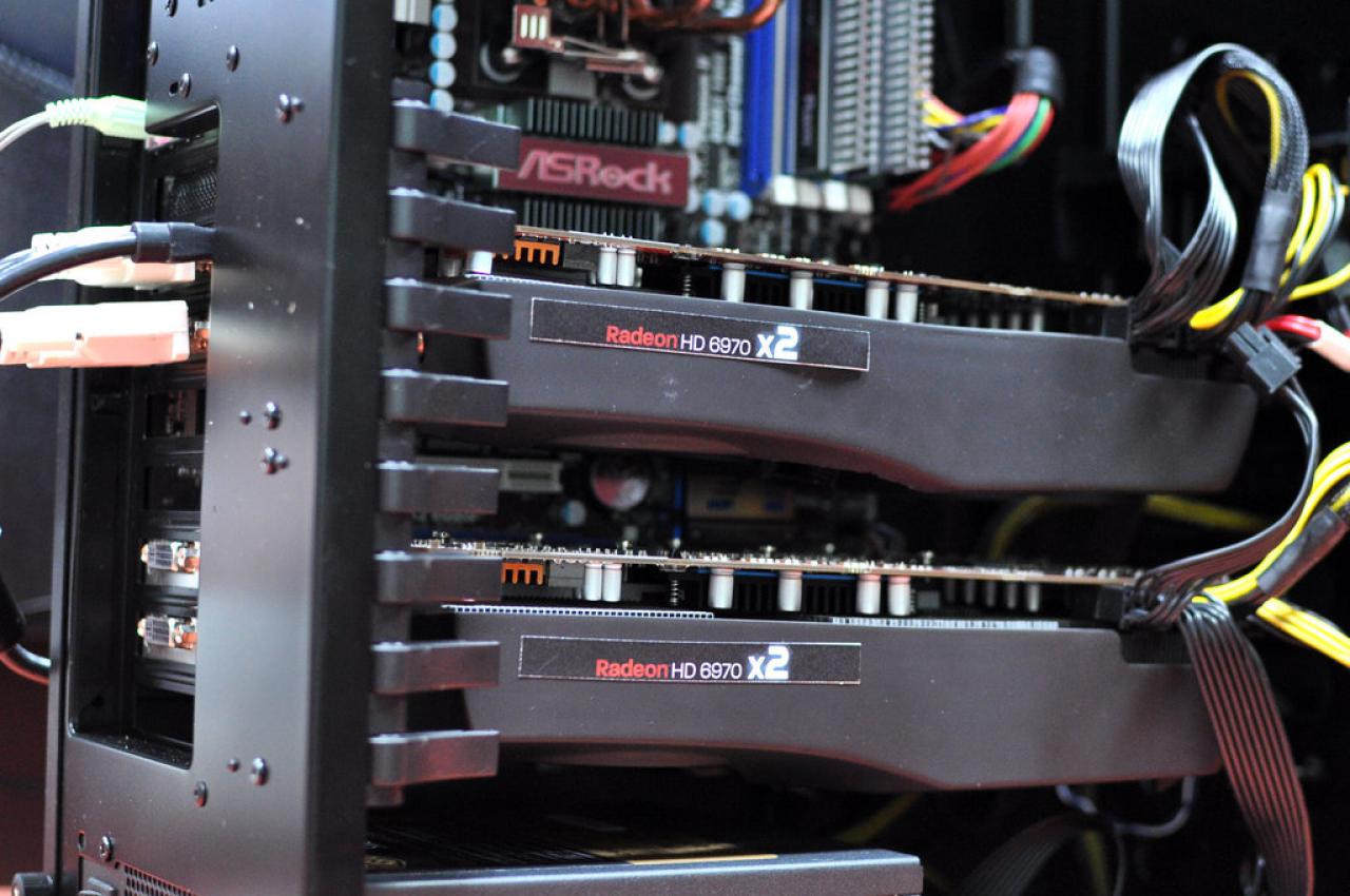 [04/06/2011] Powercolor Radeon HD 6970 X2 Quad Crossfire