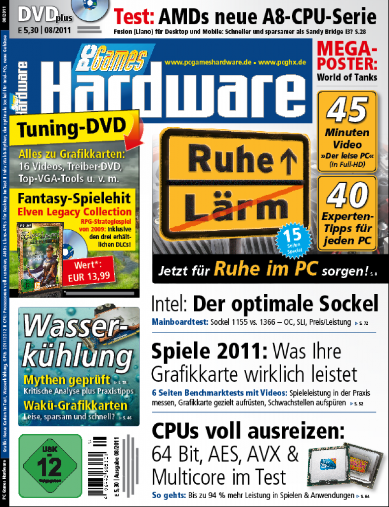 [30/06/2011] PC Games Hardware 08/2011: Cover