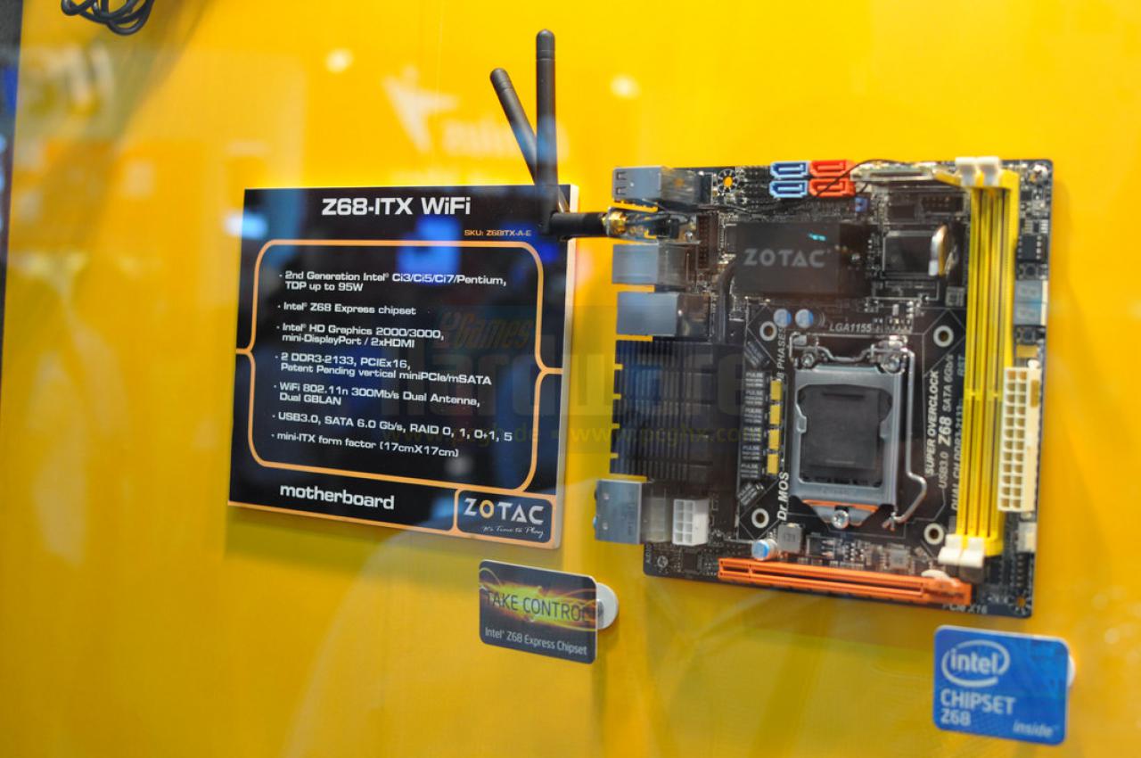 [02/06/2011] Computex: Zotac Z68 (2)