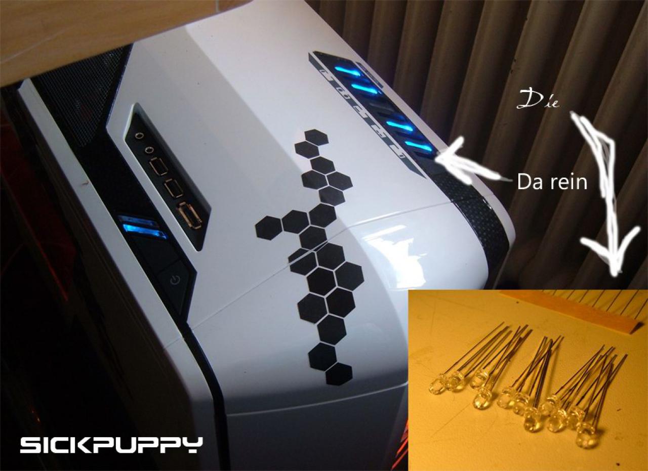 [09/06/2011] Update vom 10.6.2011: Contest-Casemod: NXZT Phantom in weiß-oranger Bienenwaben-Optik von Sickpuppy (13)