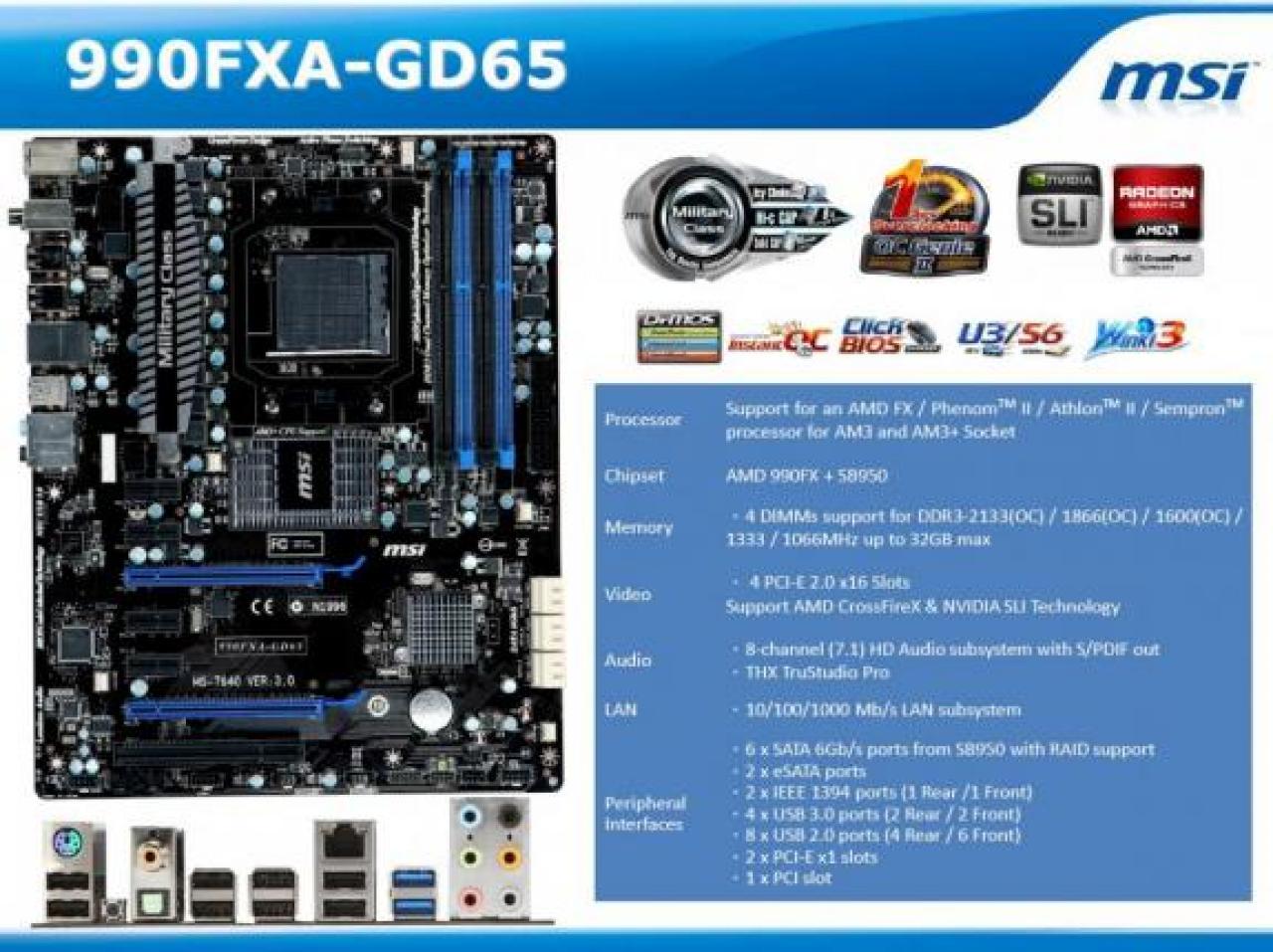 [03/06/2011] MSI 990FXA-GD65 - AM3+-Mainboard (6)