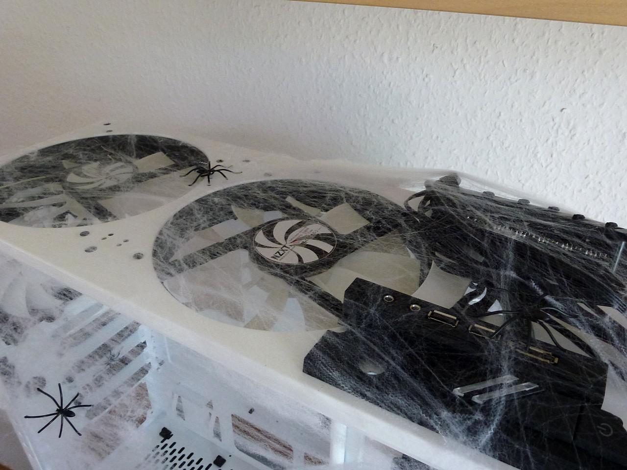 [17/06/2011] Pfui Spinne: Casemod mit vielen Krabbeltieren (18)