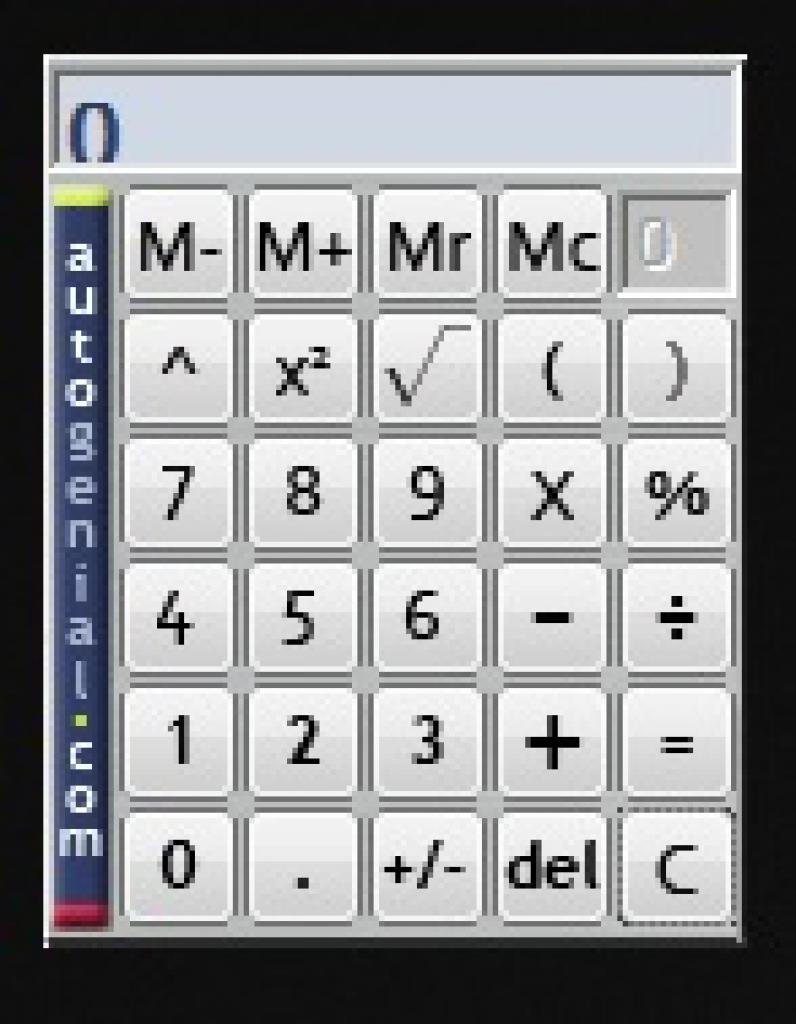 [22/07/2011] 16. Calculator: 
