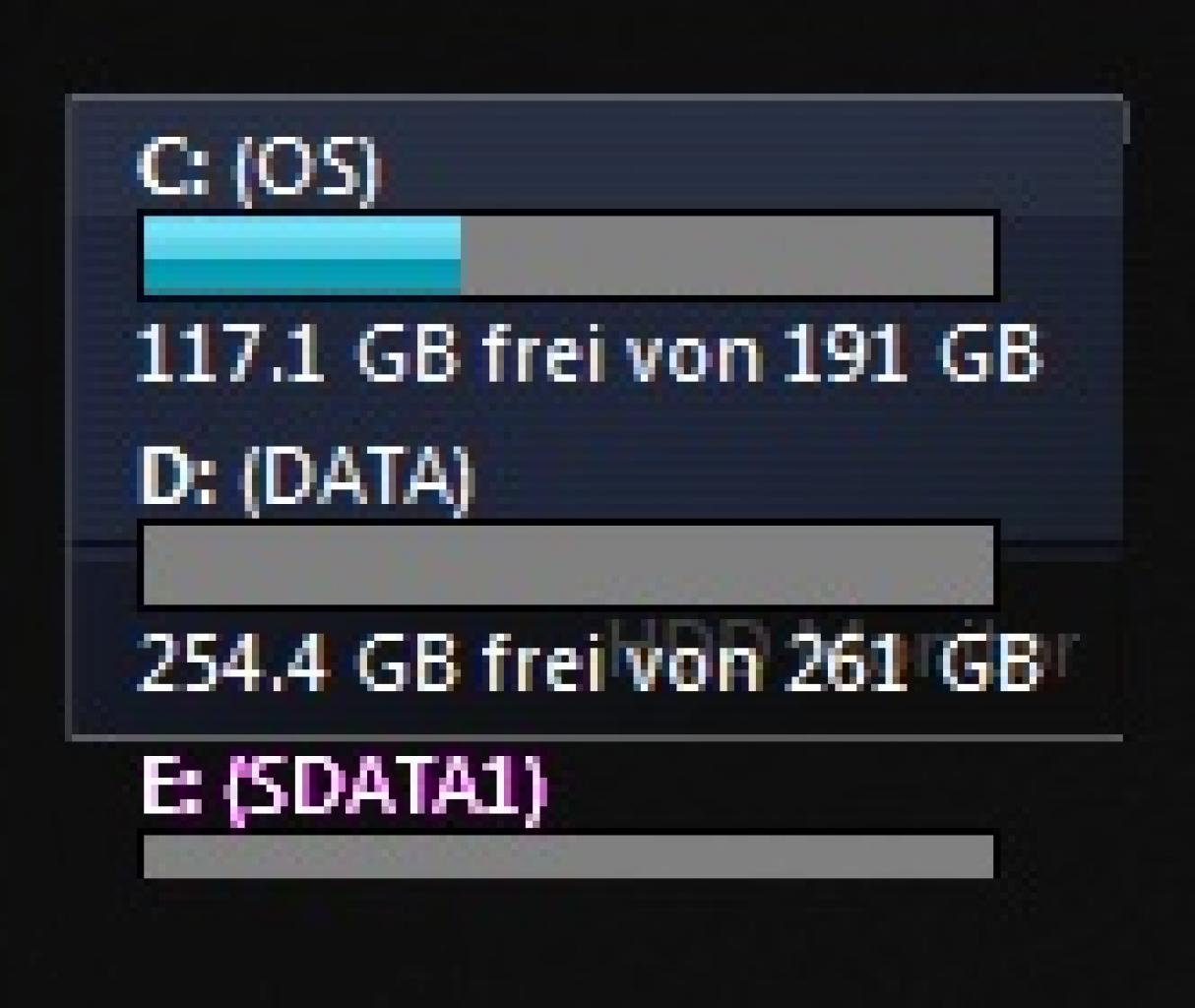 [22/07/2011] 21. HDD Monitor: Das Widget 