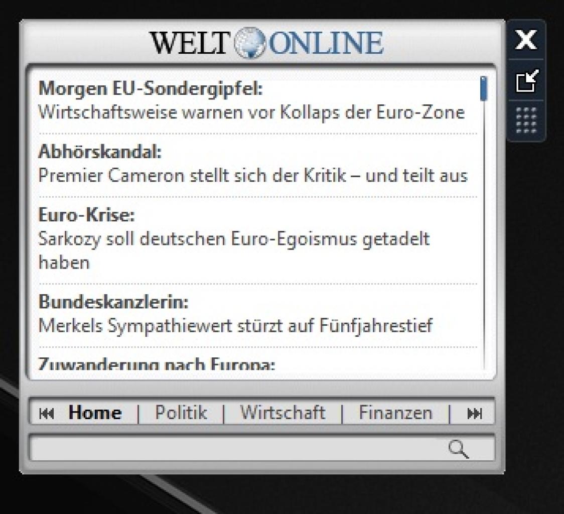 [22/07/2011] 33. DIE WELT.de News Ticker: Das 