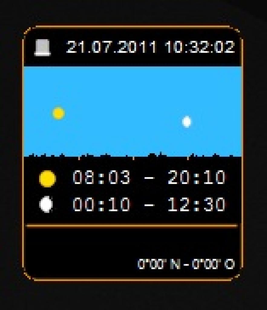 [22/07/2011] 44. Sonne und Mond: Das Widget 