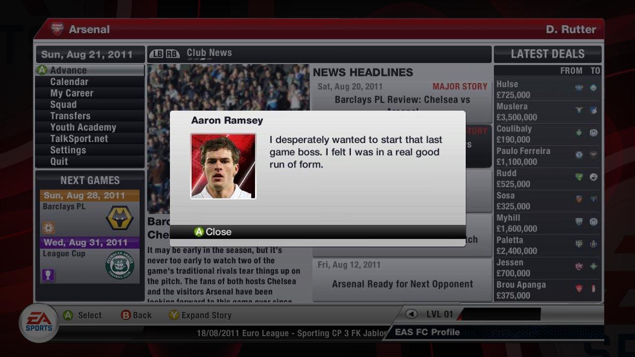 [08/07/2011] FIFA 12: Apple-Version mit iPad und iPhones gleichzeitig als Controller (5)