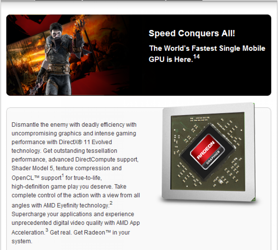 [12/07/2011] AMD stellt Radeon HD 6990M vor - schneller als die Geforce GTX 580M