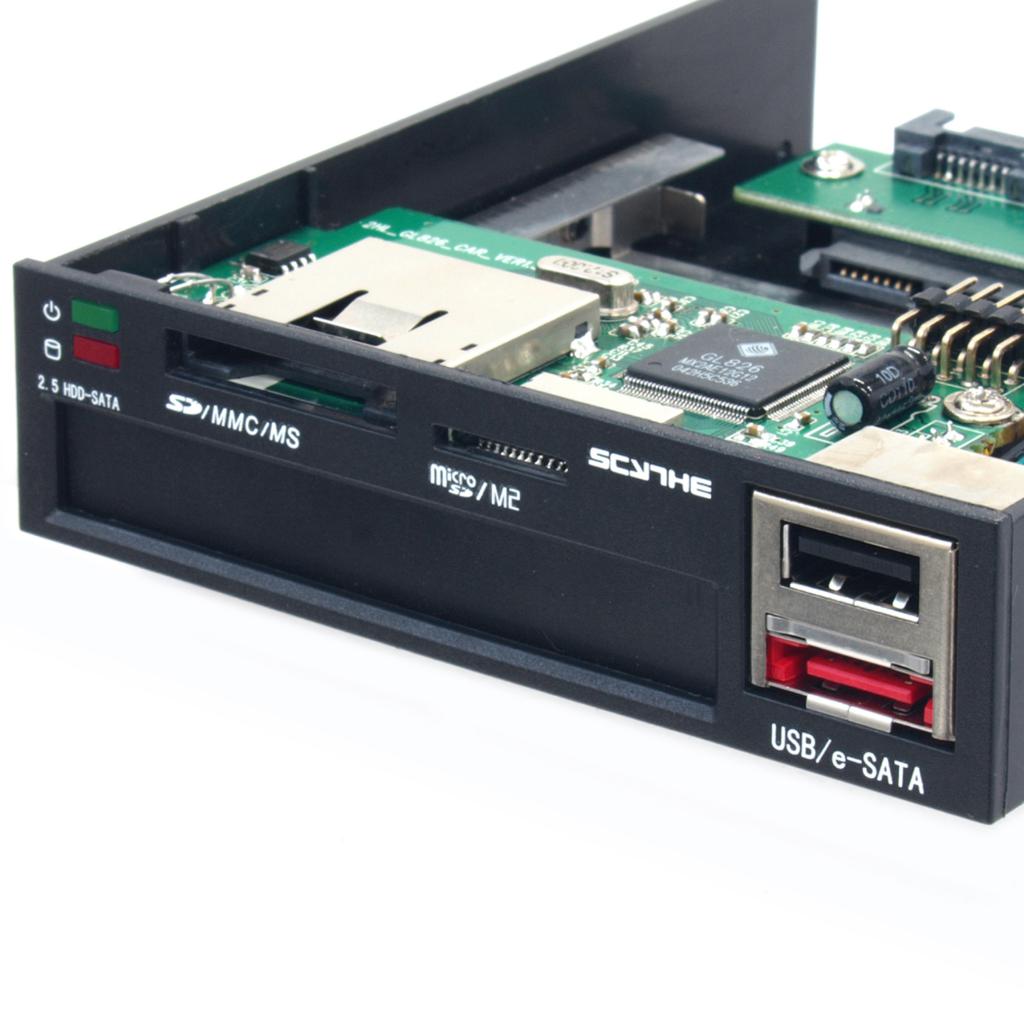 [04/07/2011] Scythe stellt Kama Rack vor: Multifunktionspanel mit SSD-Wechselschacht (3)