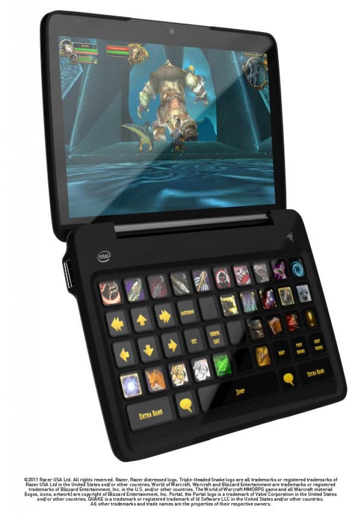 [31/07/2011] Februar: Razer kündigt das Switchblade an - eine laut Hersteller revolutionäres Handheld für PC-Spiele inklusive innovativer Steuerung mit Multitouch-Bildschirm und Mini-Displays auf den Tasten. In dem sieben-Zoll kleinen Spielgerät soll Intels Atom-Prozessor Z690 sitzen. Allerdings ist das Switchblade auch zum Jahresende noch nicht verfügbar.