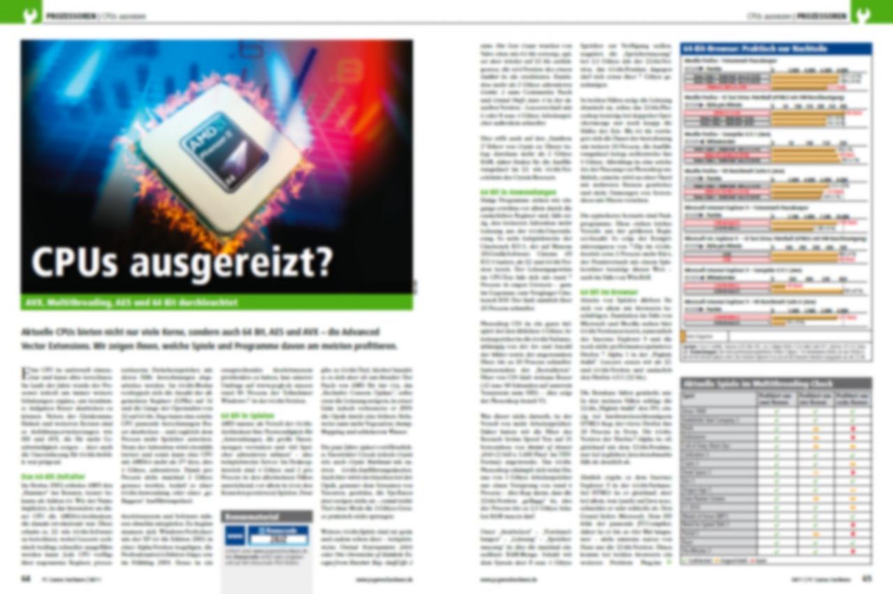 [04/07/2011] CPUs ausreizen: Vorschau auf PCGH 08/2011 (1)