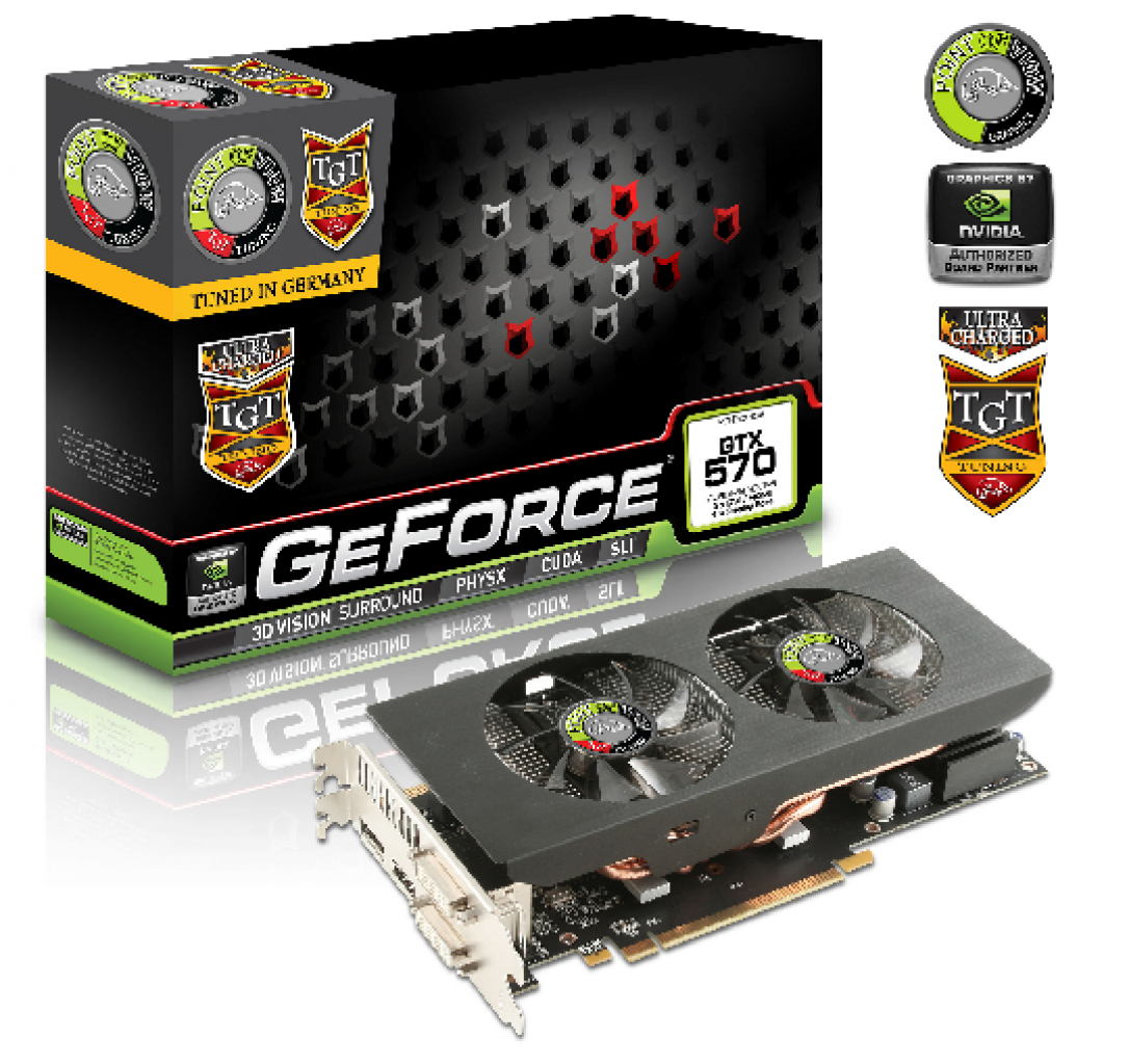 [08/07/2011] Point of View/Tungsten Graphics Tuning Geforce GTX 570 2.5 GB Ultracharged Supersilent Twinfreezer Fan.