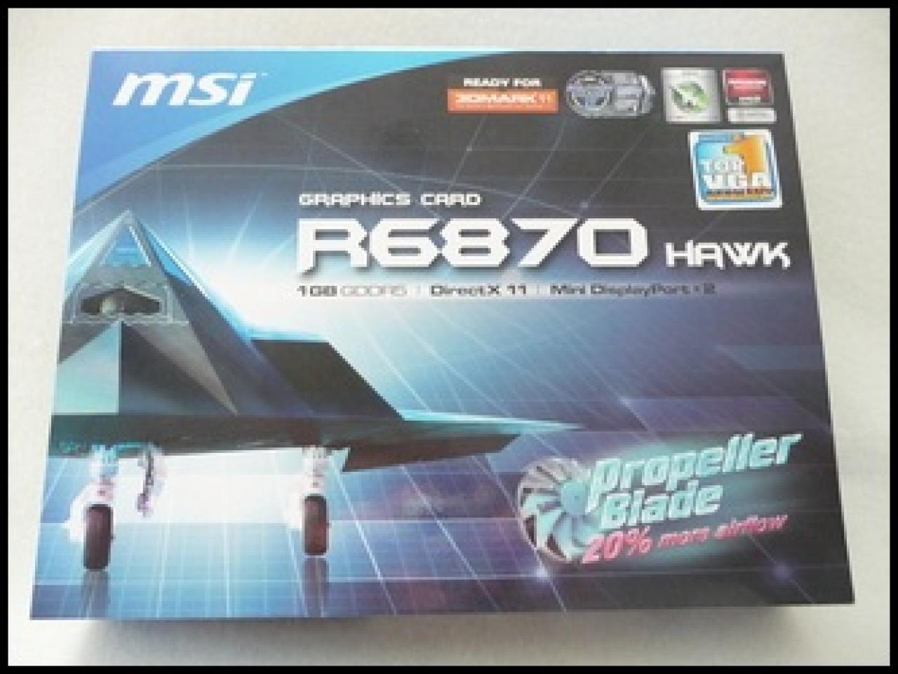 [29/07/2011] MSI R6870 Hawk im Lesertest (1)