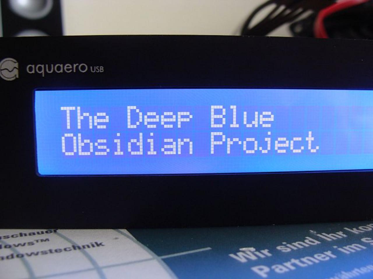 [08/07/2011] Deep Blue Obsidian: Wakü-PC-Tagebuch mit vielen Überraschungen (22)