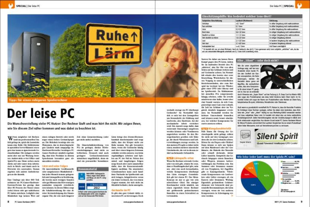 [04/07/2011] Vorschau auf PCGH 08/2011: 15 Seiten Silent-Special (Auswahl) (1)