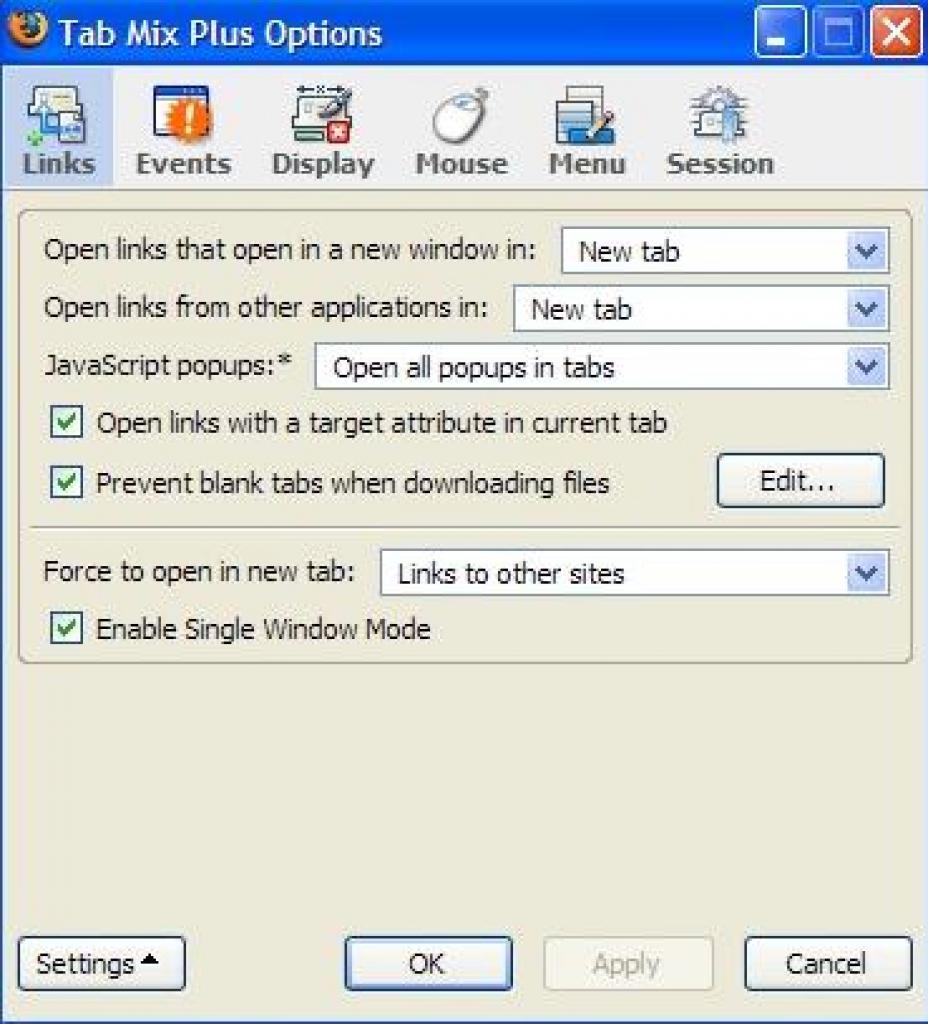 [29/08/2011] Tab Mix Plus 0.3.8.6 - Das Tool erweitert die Firefox Tab-Leiste um Funktionen wie Duplizieren und die Wiederherstellung von kürzlich geschlossenen Tabs. Download