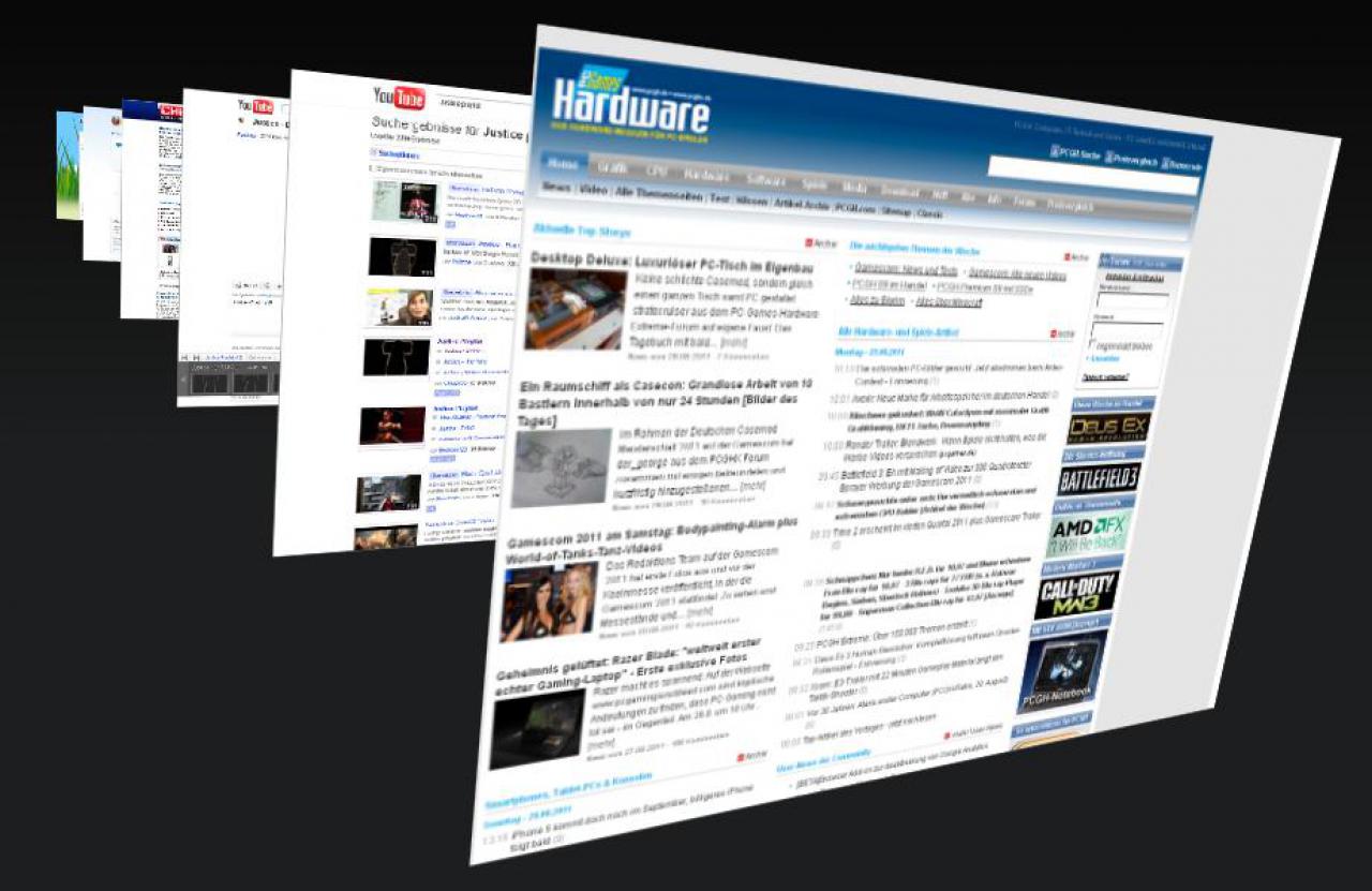 [29/08/2011] FoxTab 1.4.4 - Das Tool erweitert Ihren Browser um eine räumliche Darstellung der Tabs. Surfen wird so nicht unbedingt einfacher, aber etwas schöner. Download