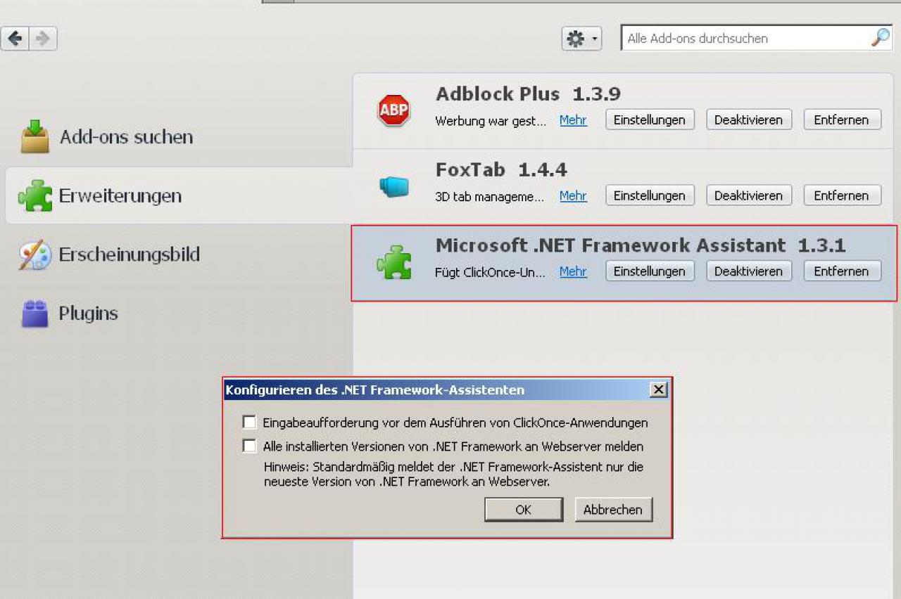 [29/08/2011] Microsoft .NET Framework Assistant 1.3.1 - Das Tool ermöglicht es, 