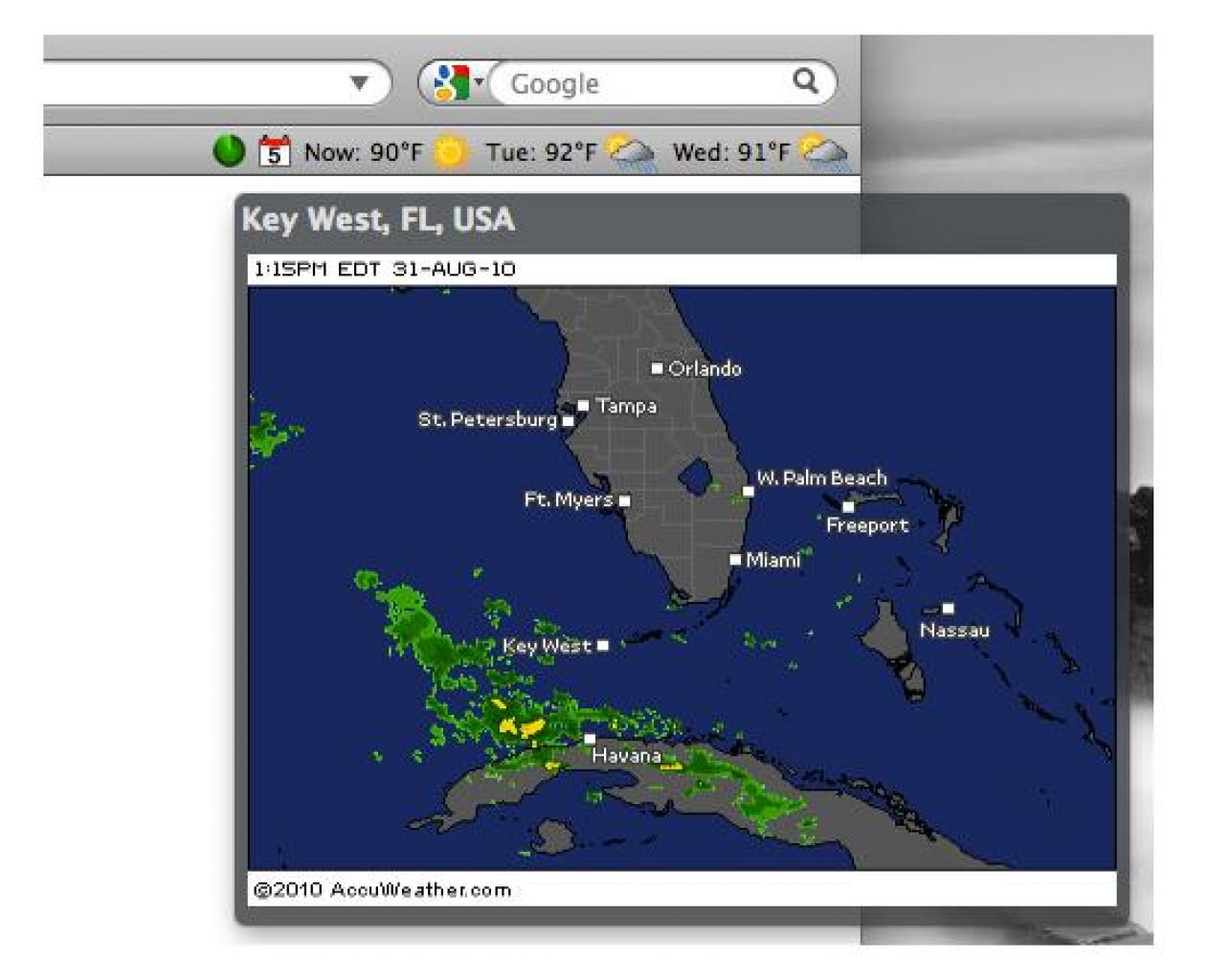 [29/08/2011] Forecastfox Weather 2.0.19 - Ein Add-on, mit dem Sie Wetterinformationen schnell abrufen können. Die Anzeige lässt sich dafür recht ausführlich anpassen. Die Wetterinformationen kommen von AccuWeather.com Download