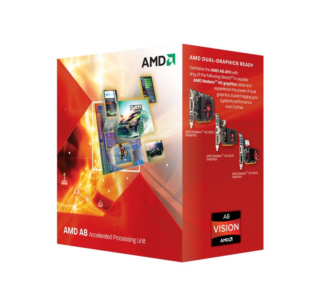 [08/08/2011] AMD Llano: Erste Preis für A6-3500, A6-3600 und A8-3800 mit 65 Watt TDP aufgetaucht (im Bild: PIB eines A8)
