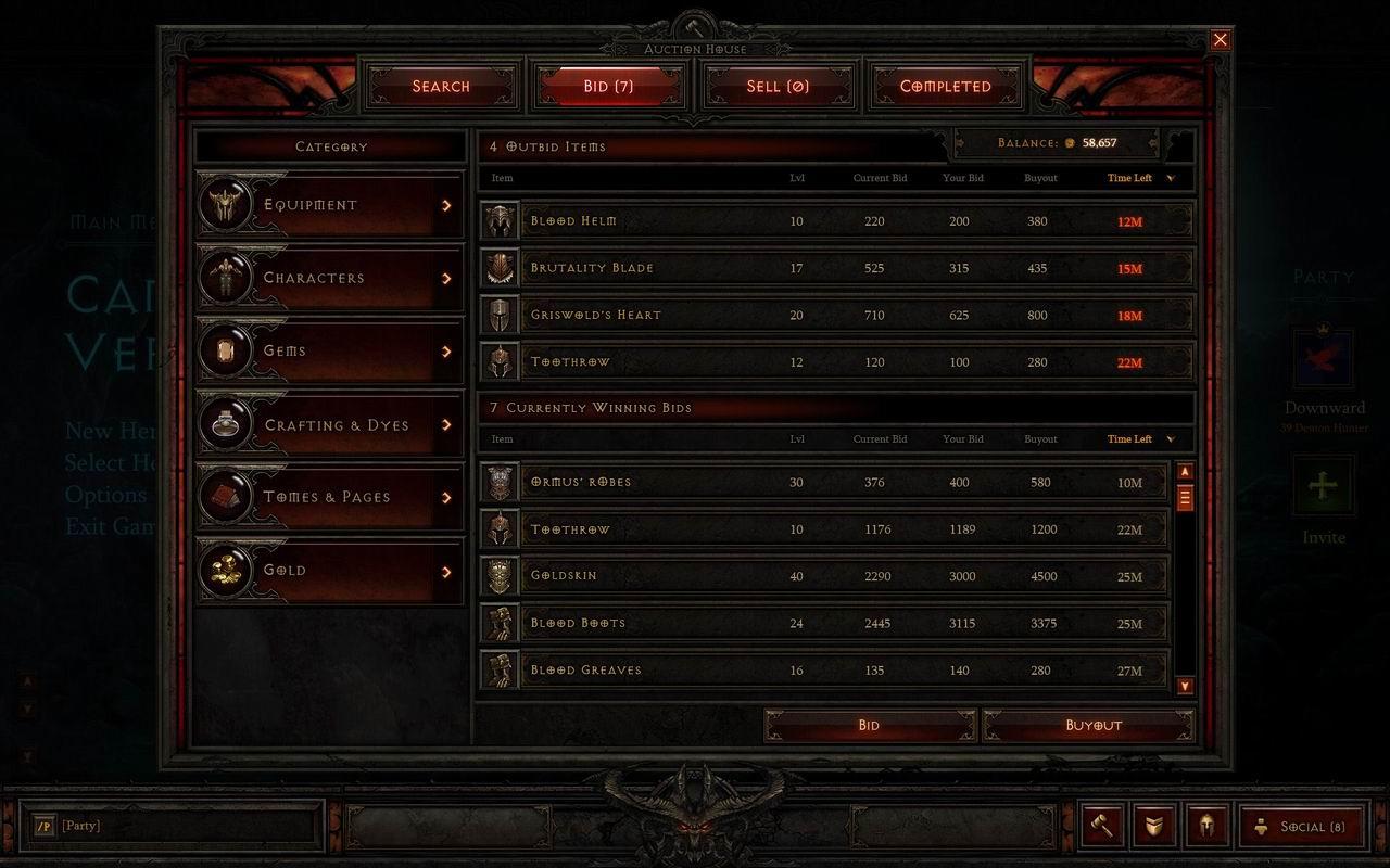 [18/08/2011] Auction House Bidding gold