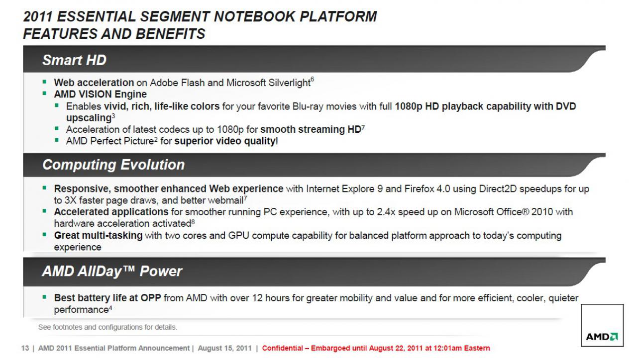[22/08/2011] AMD: Neue APUs der C- und E-Serie vorgestellt (13)