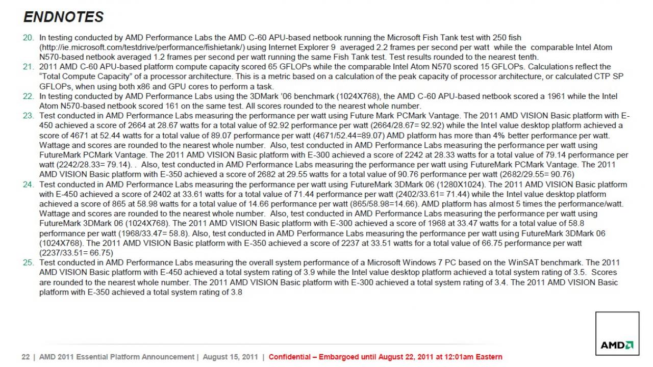 [22/08/2011] AMD: Neue APUs der C- und E-Serie vorgestellt (22)