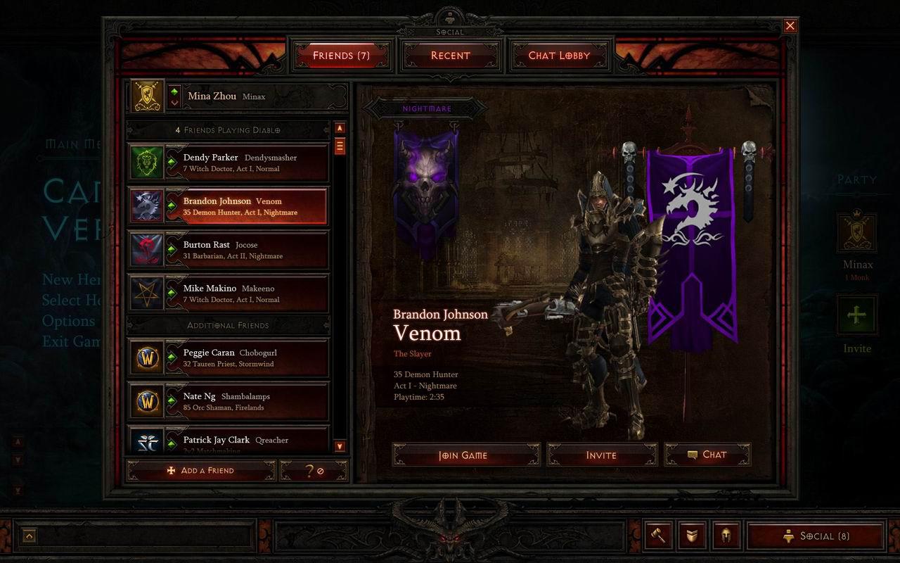 [18/08/2011] Diablo Friends List