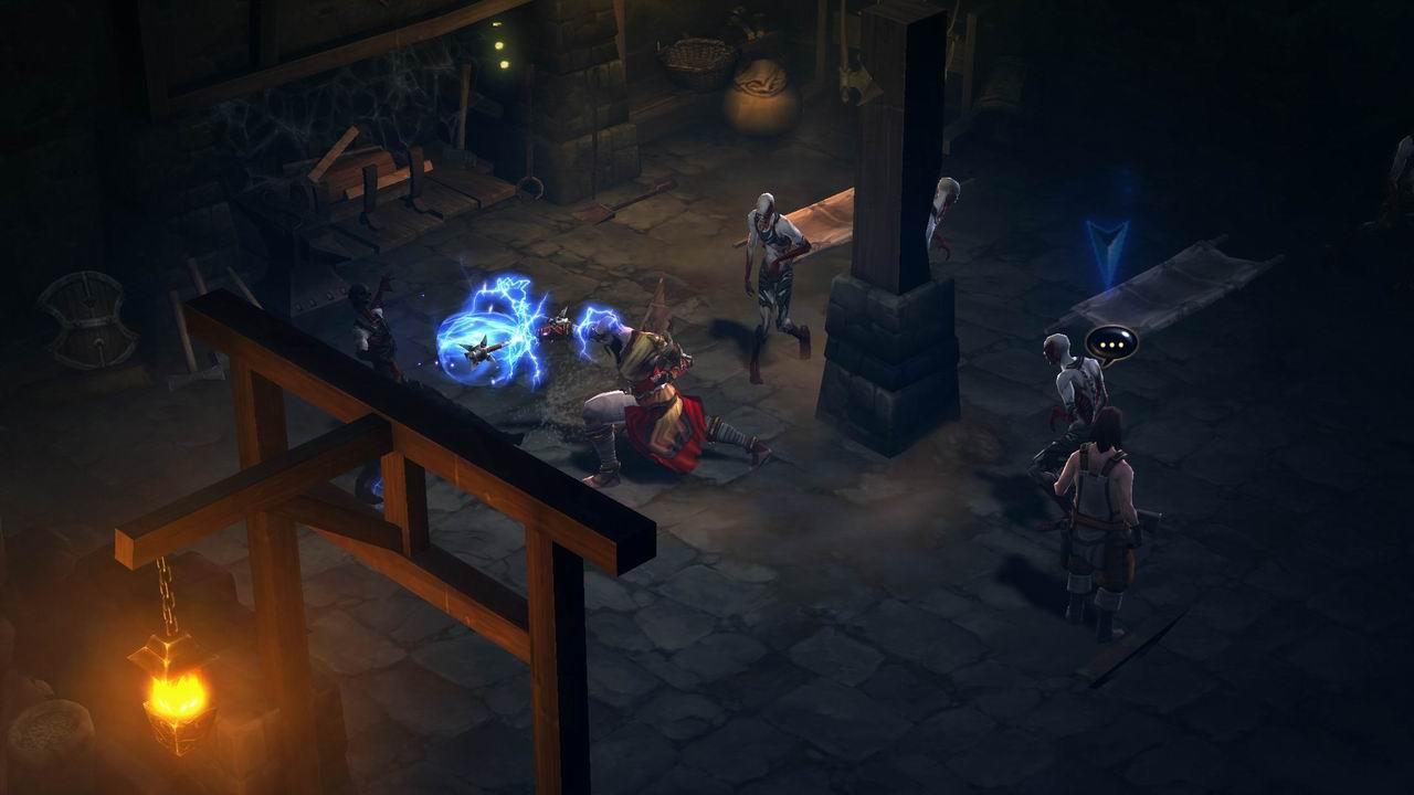 [18/08/2011] Diablo III beta Monk shows a zombie his weapon 110818161416