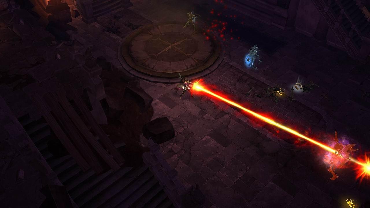 [18/08/2011] Diablo III beta Wizard unleashes Disintegrate 110818161421