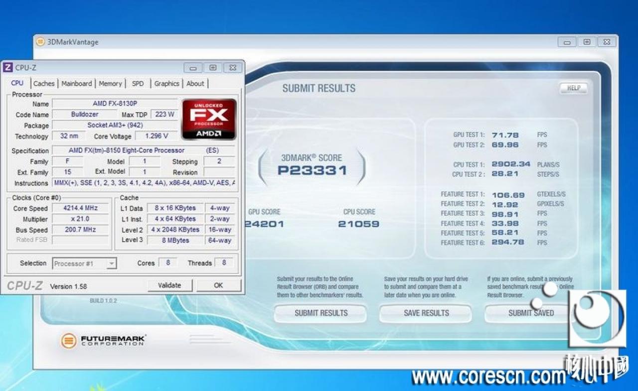 [22/08/2011] Bulldozer: Benchmarks des FX-8150 mit vollem Turbo - Werte auf Höhe eines Core i7-2600K (2)