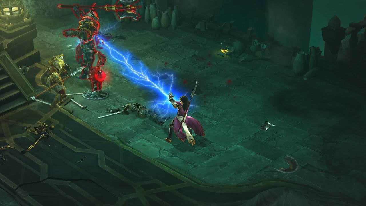 [18/08/2011] Female Wizard attacks Skeleton King
