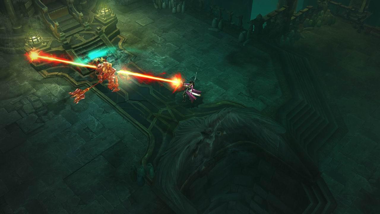 [18/08/2011] Female Wizard attacks Skeleton King 2